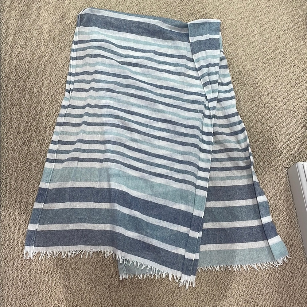 Green + Blue Scarf